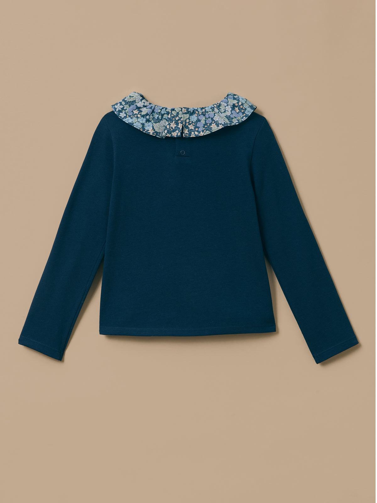 T-shirt col tissu Liberty Fille