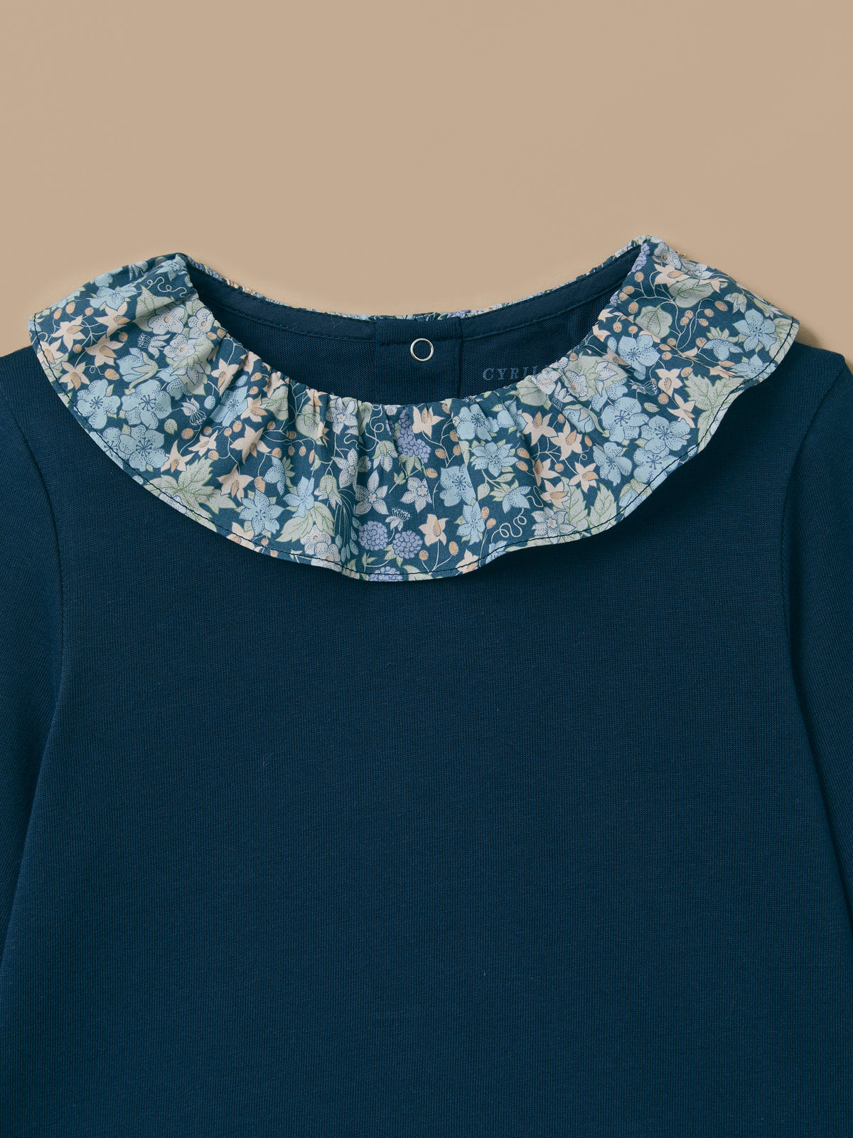 T-shirt col tissu Liberty Fille