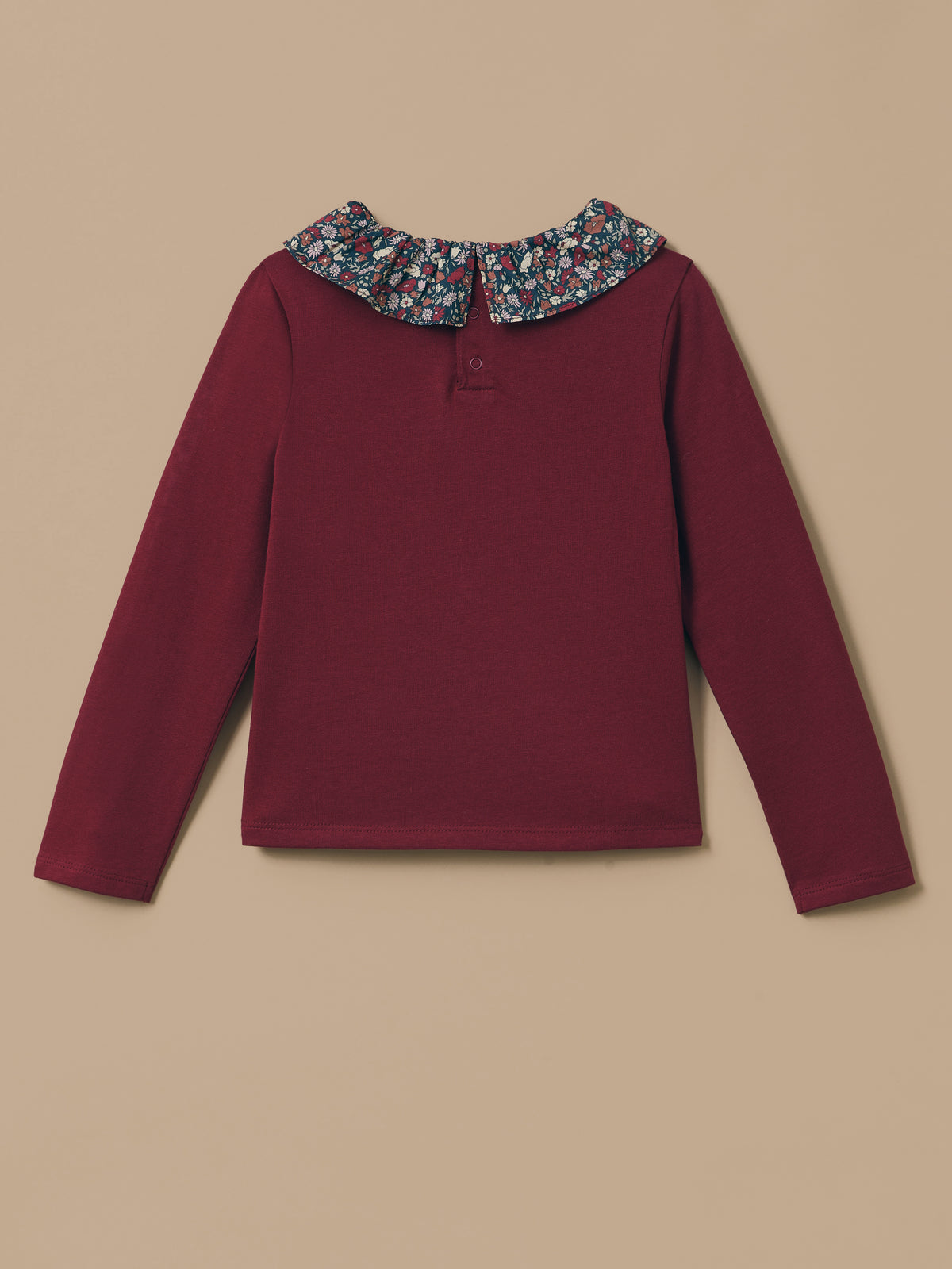 T-shirt col tissu Liberty Fille