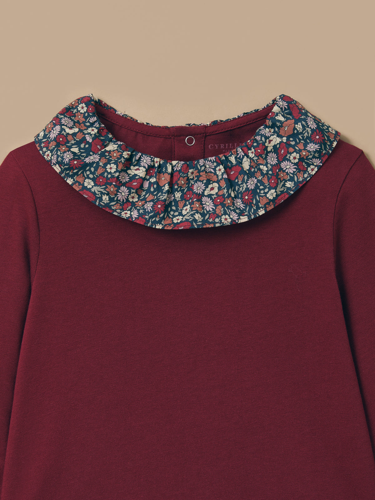 T-shirt col tissu Liberty Fille