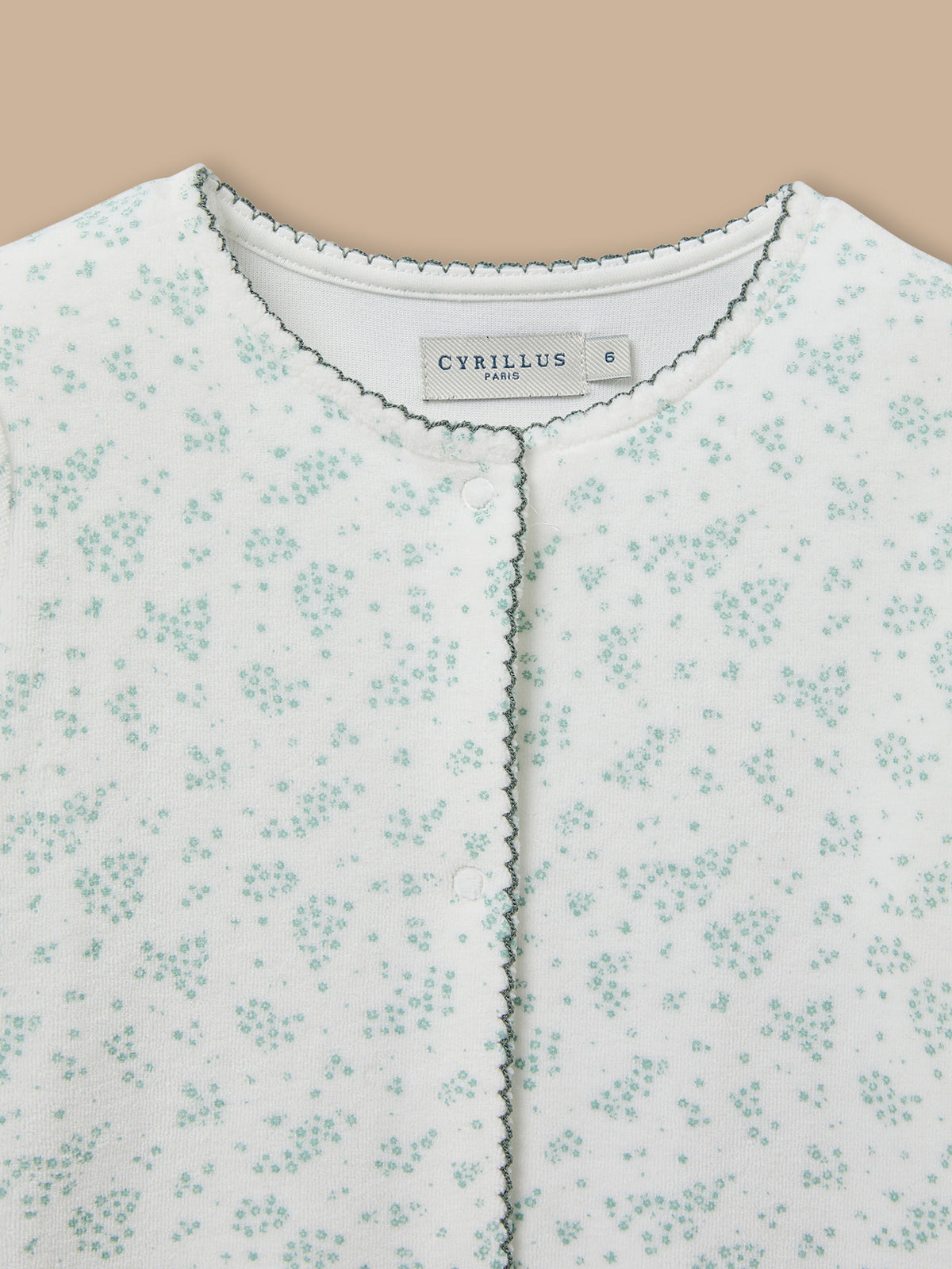 Pyjama en velours imprimé Fille