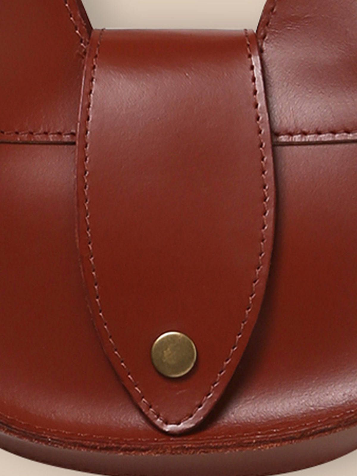 Sac écureuil en cuir Fille