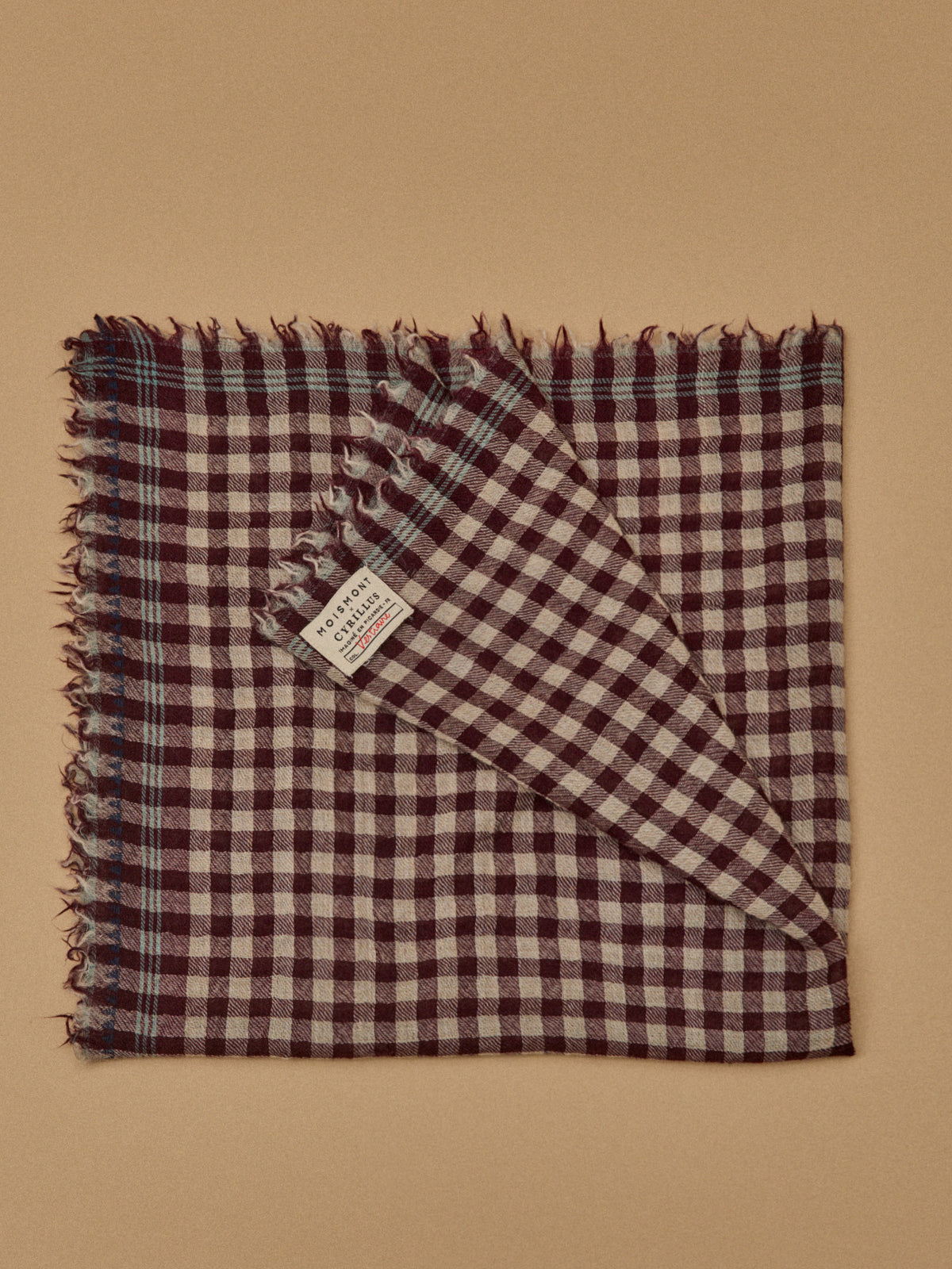 Foulard vichy - Collaboration Moismont x Cyrillus