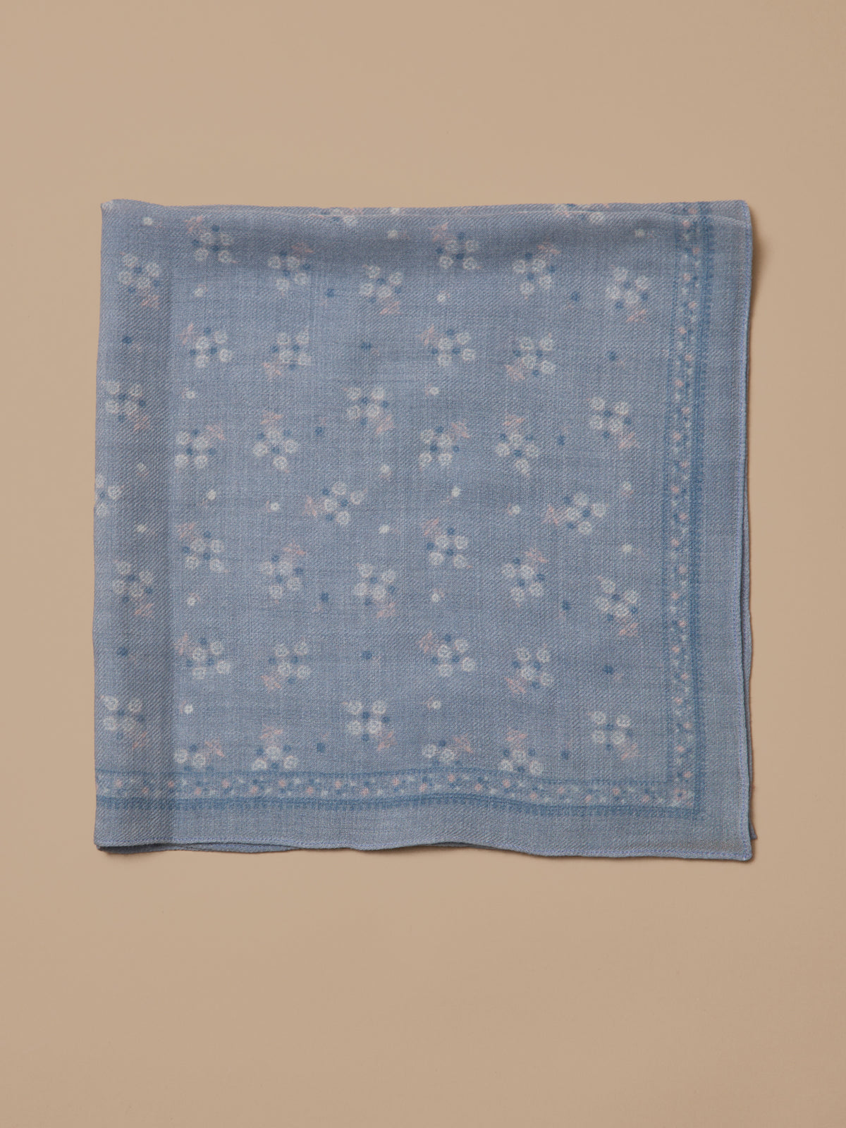 Foulard imprimé en laine Fille