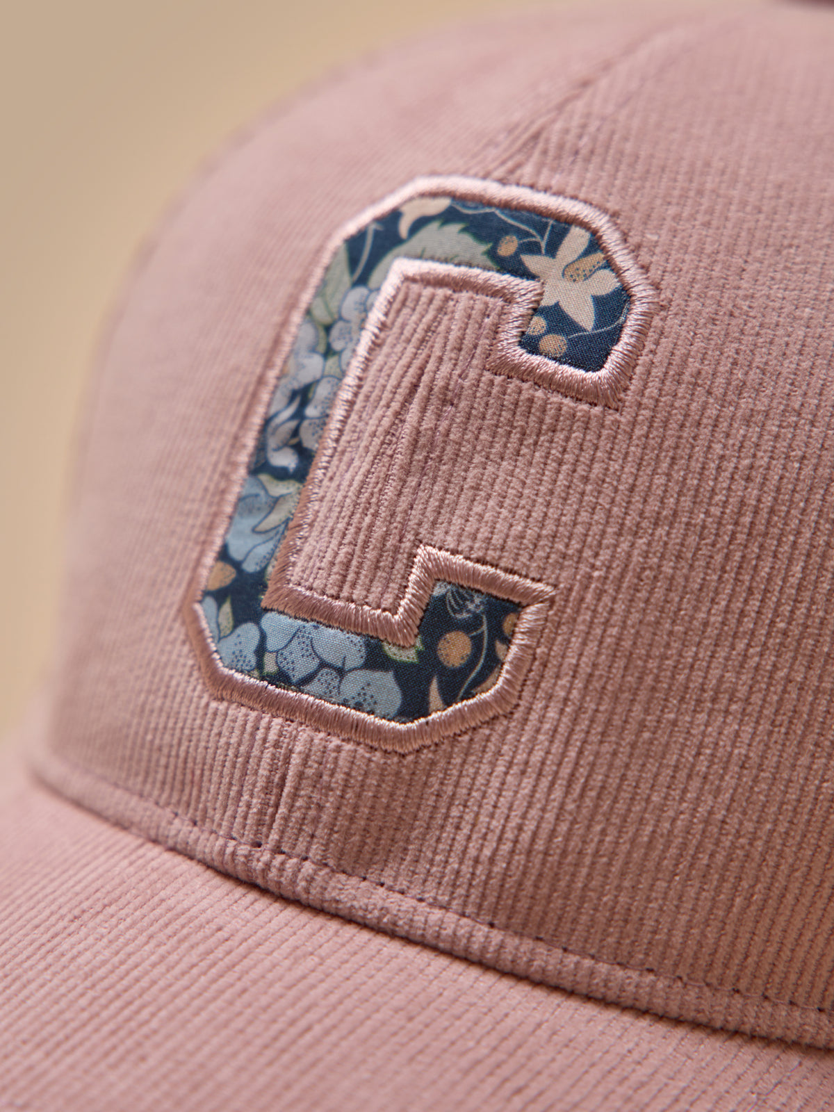 Casquette velours fille