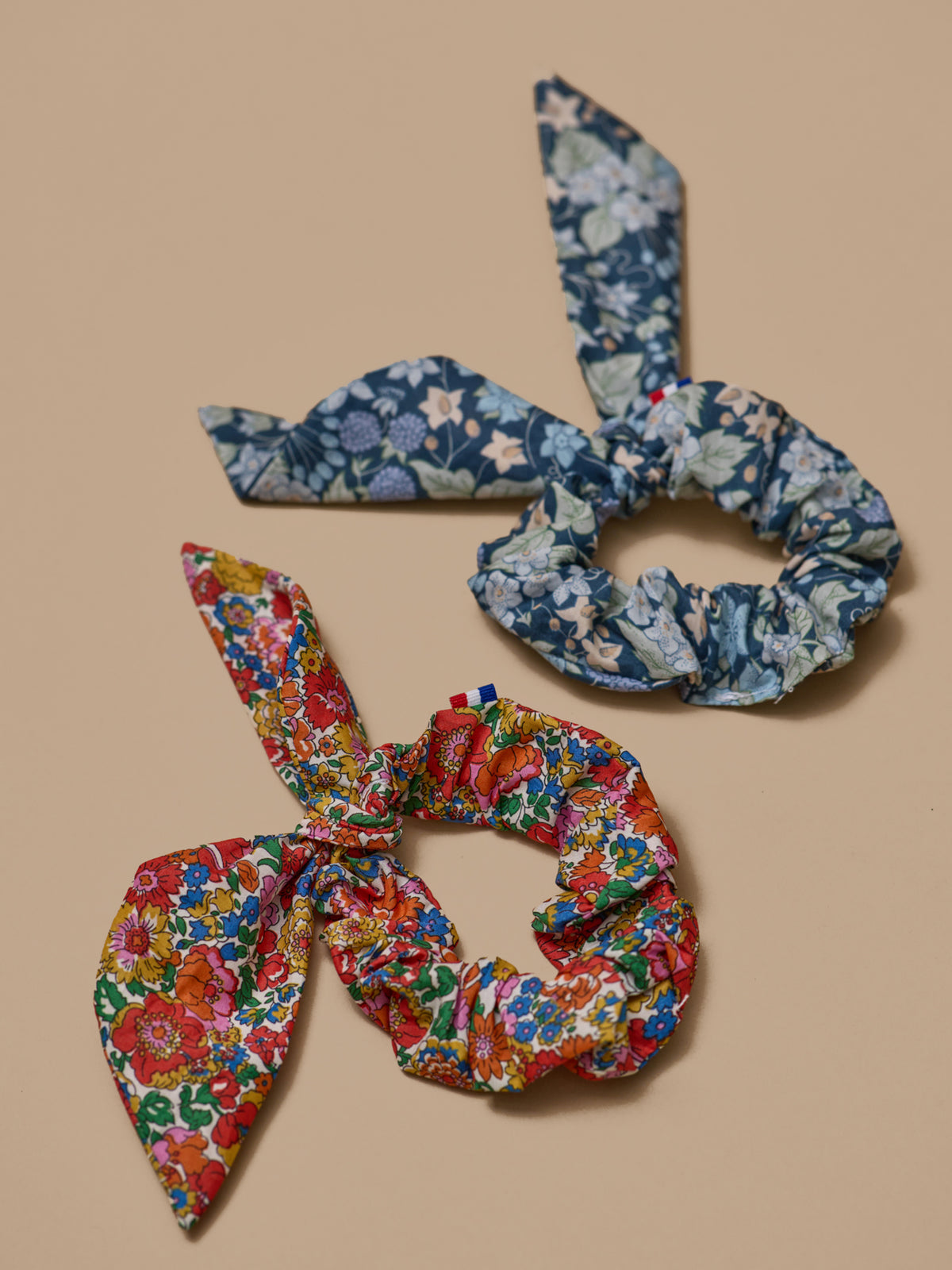 Chouchou en tissu Liberty par lot de 2