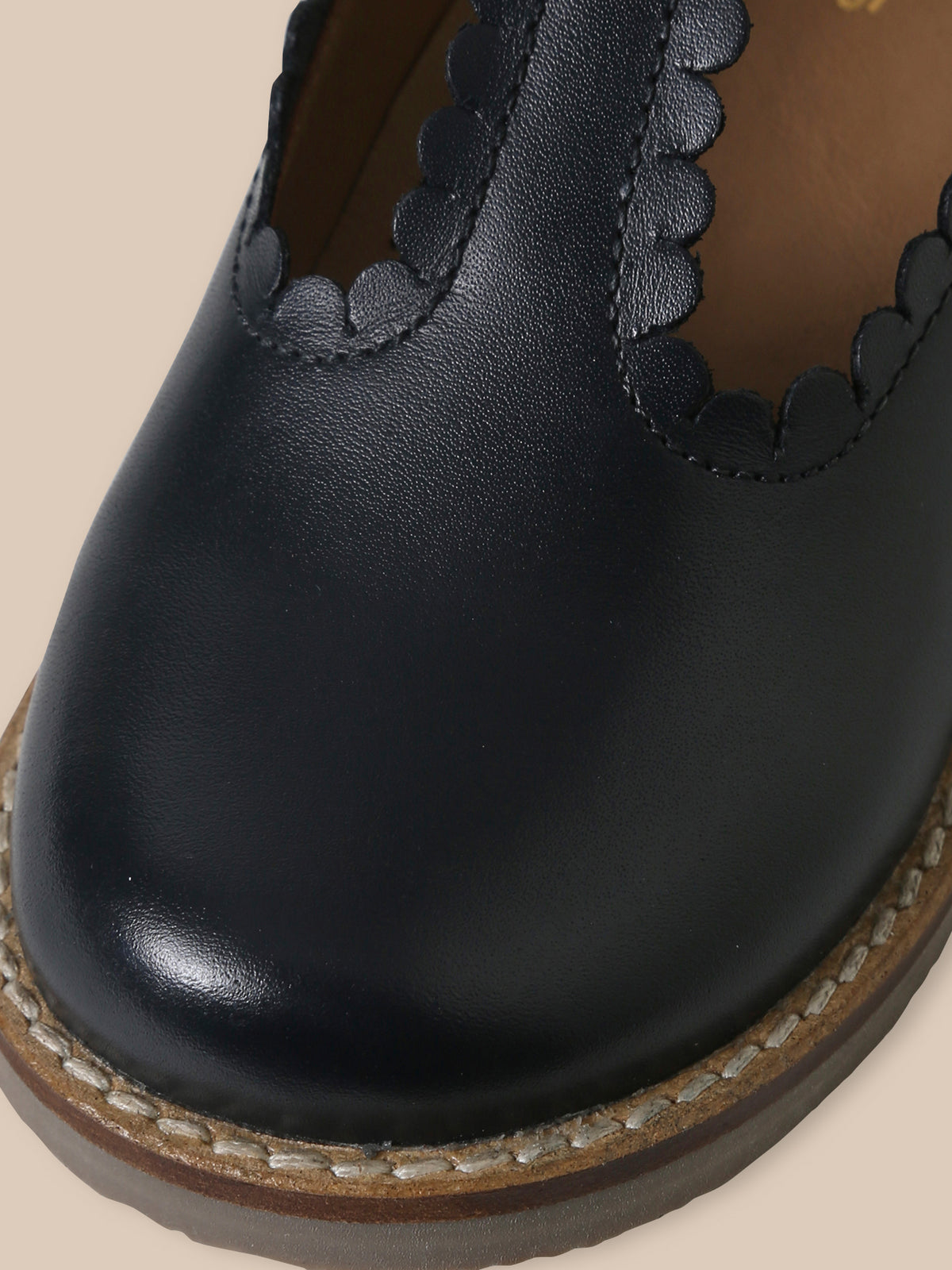 Salomés en cuir fille