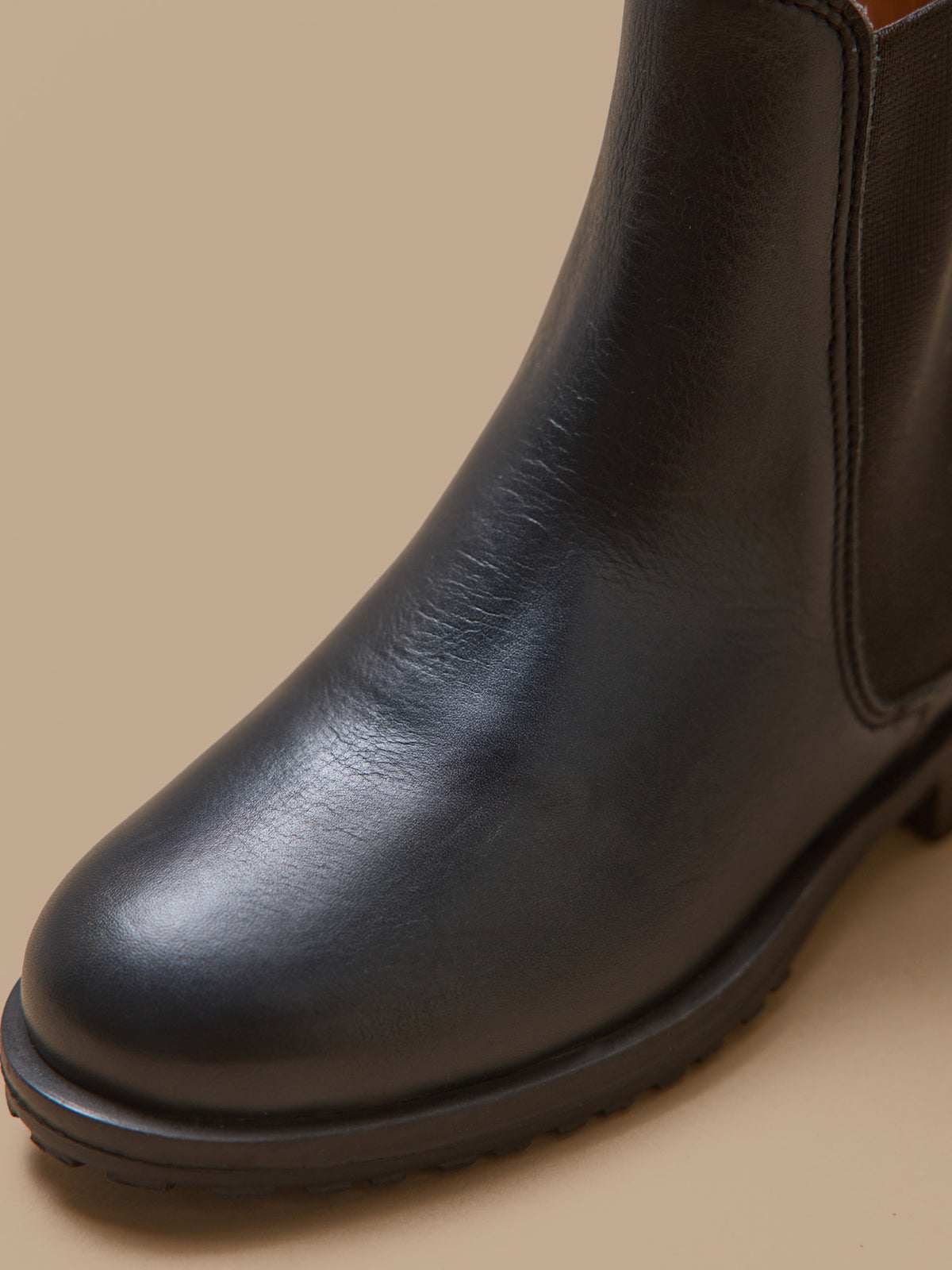 Boots chelsea cuir fille