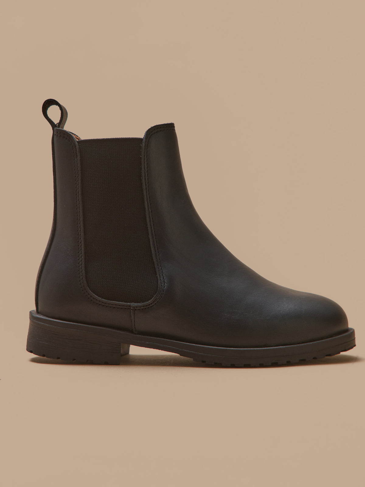Boots chelsea cuir fille