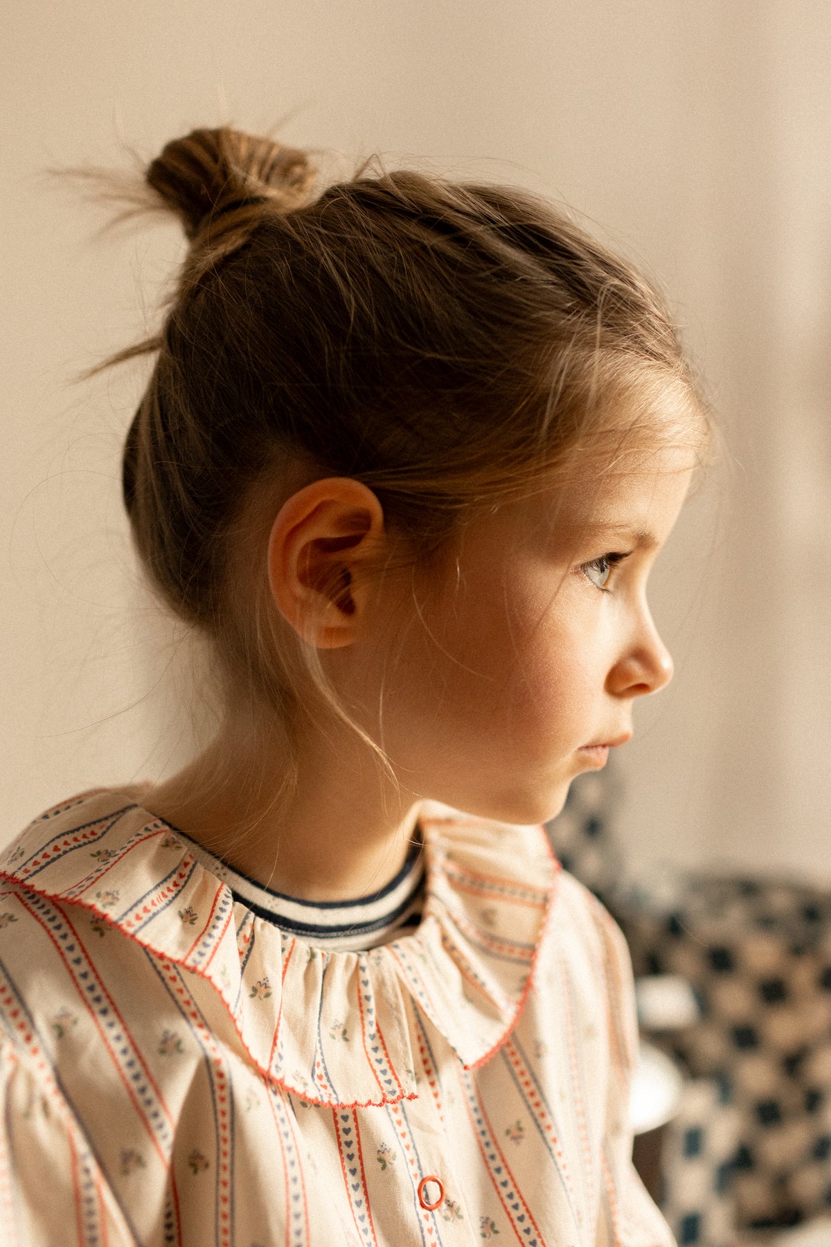 Tablier fille imprimé