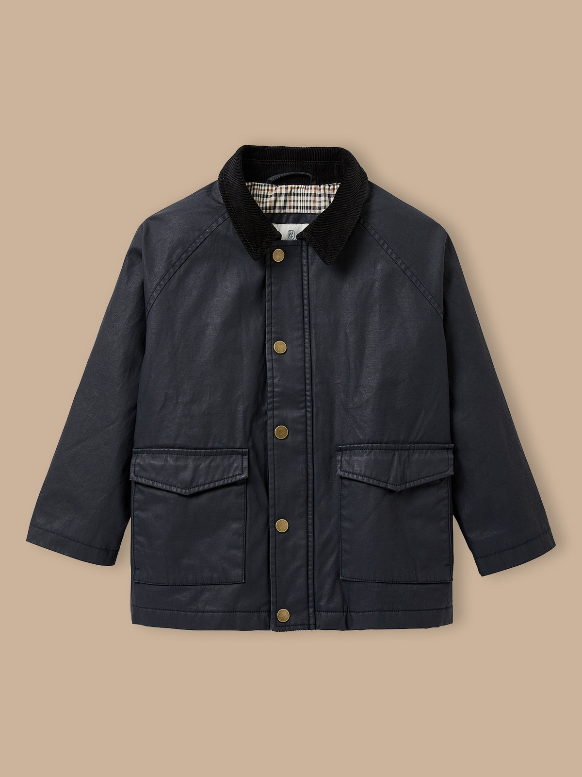 Veste en coton enduit Garçon