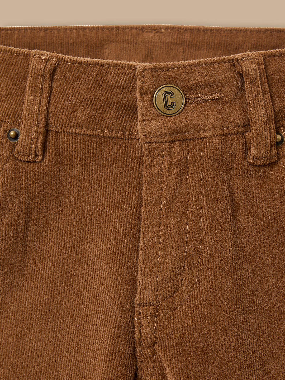 Slim en velours Garçon