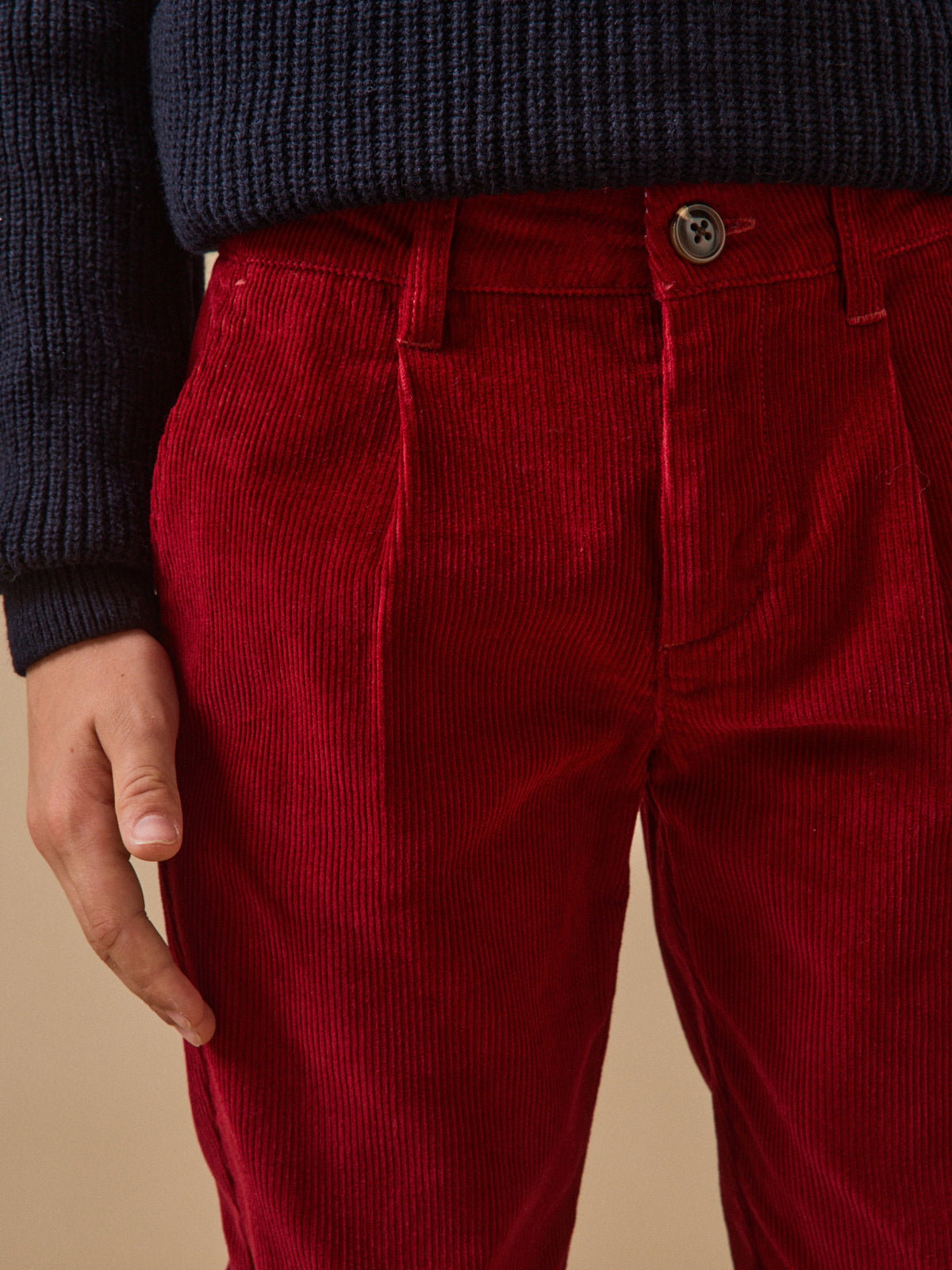 Pantalon Chino Garçon en velours