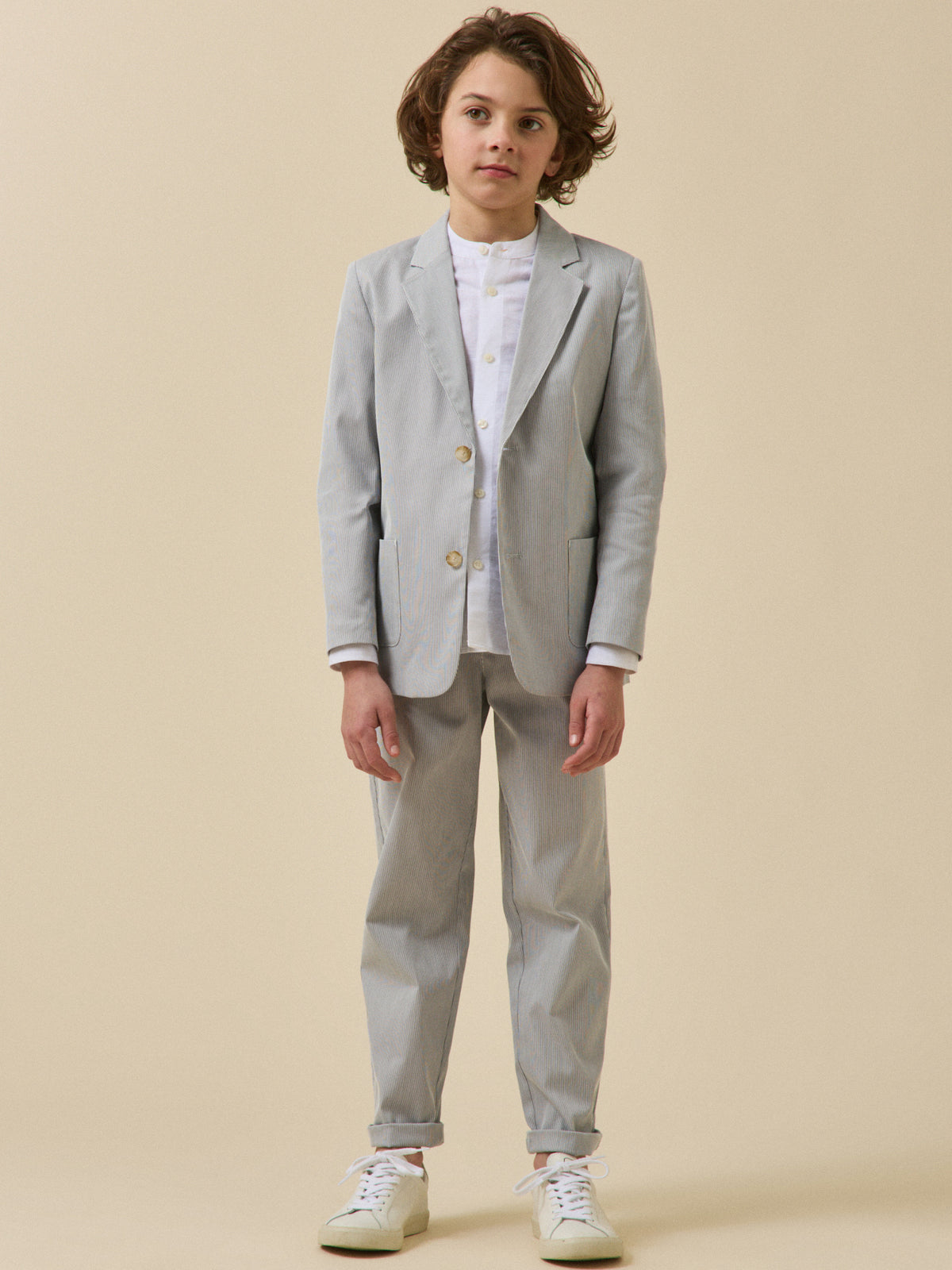Pantalon de costume rayé Garçon - Collection Fêtes et Mariages