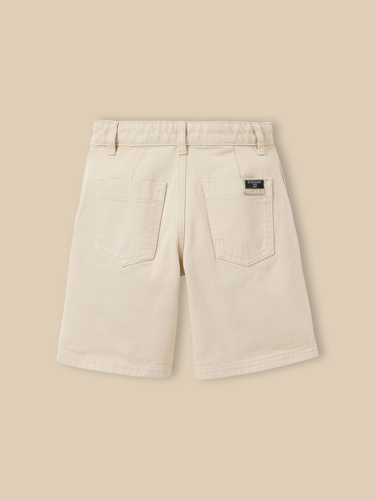 Bermuda en denim coloré garçon