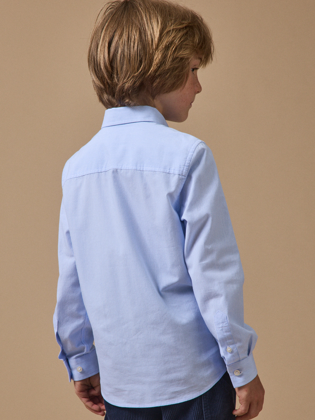 Chemise rayée garçon