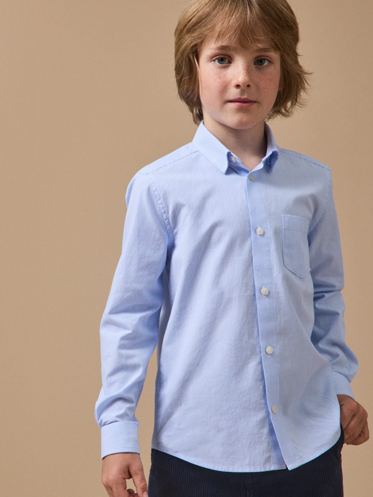 Chemise rayée garçon