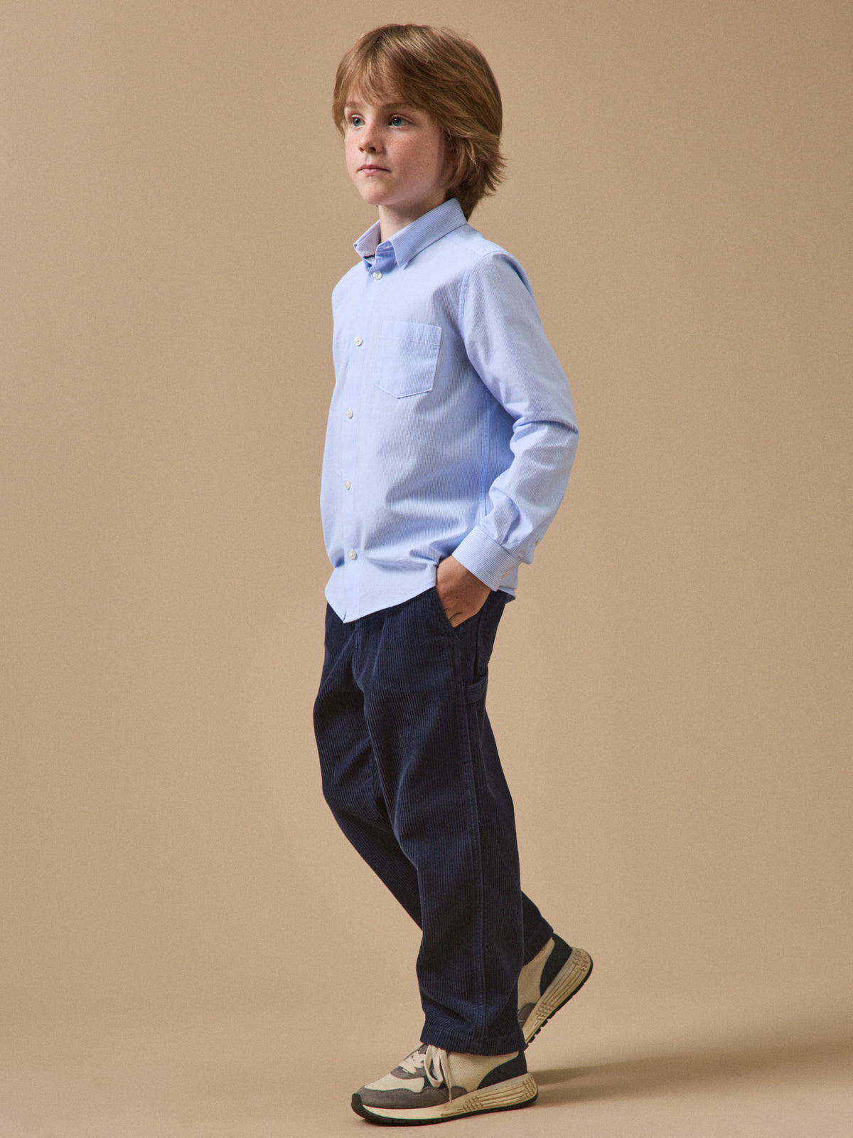 Chemise rayée garçon