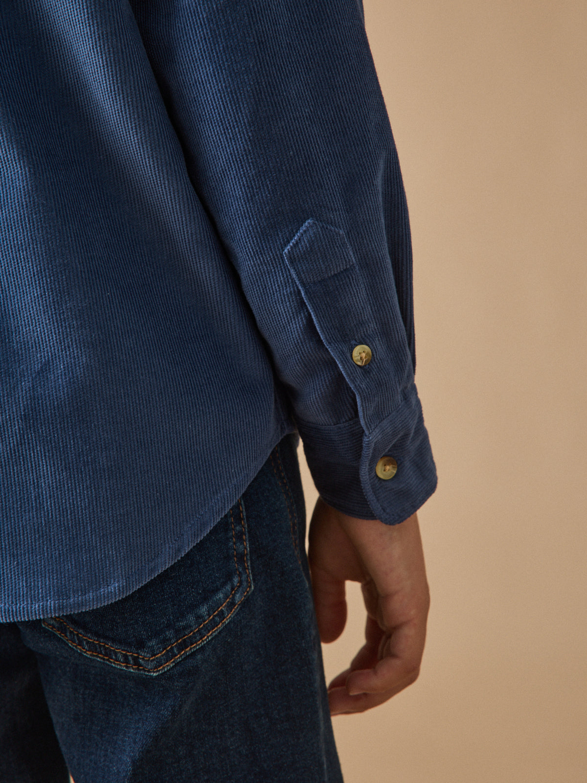 Chemise en velours Garçon