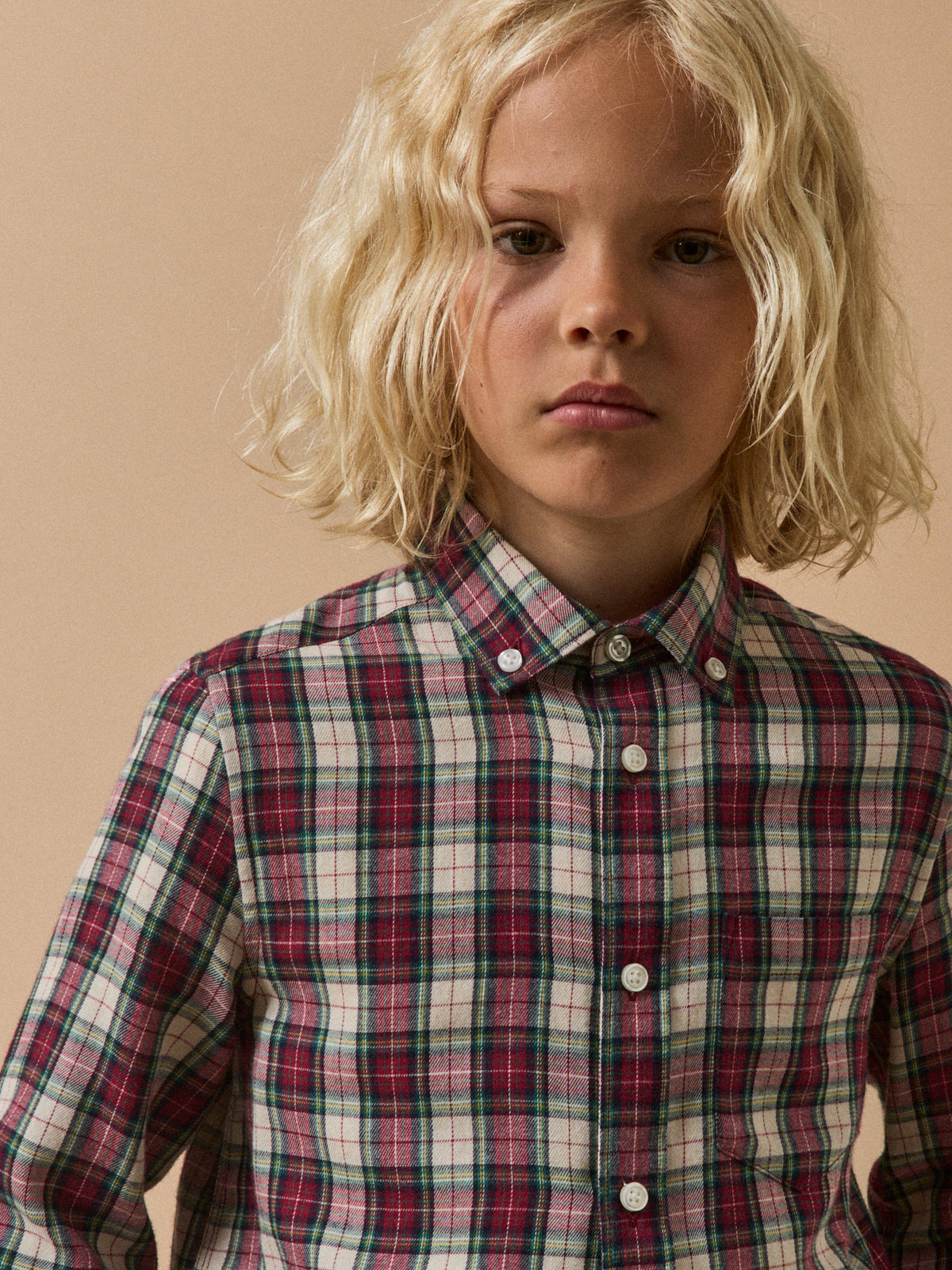 Chemise flanelisée garçon