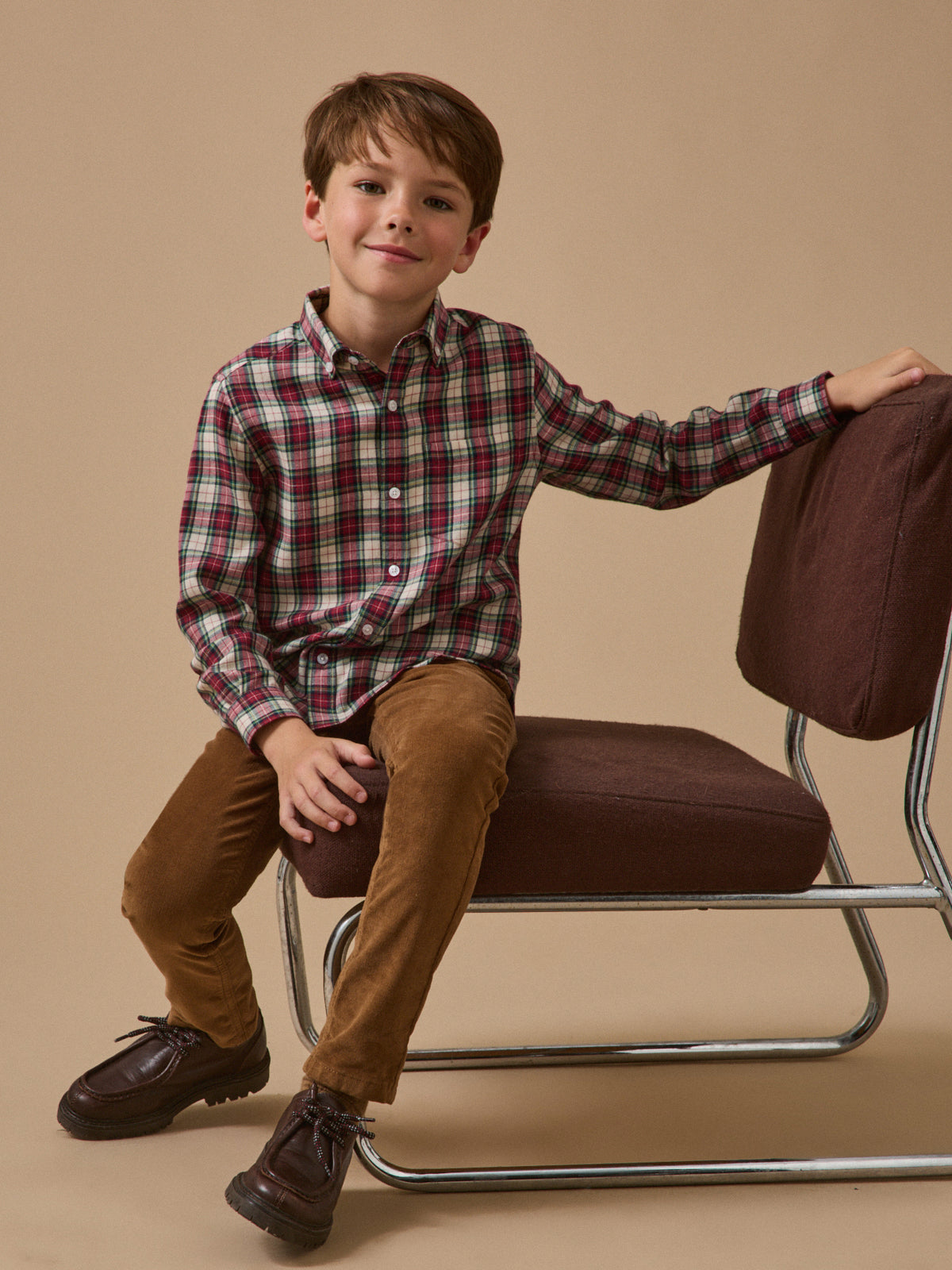 Chemise flanelisée garçon