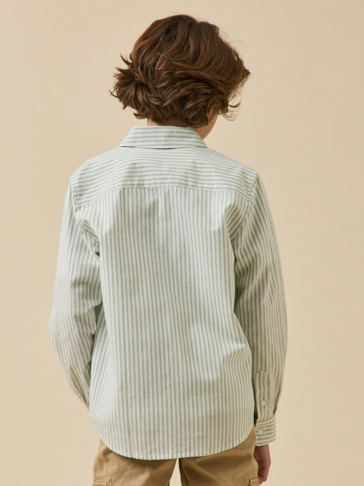 Chemise rayée oxford Garçon