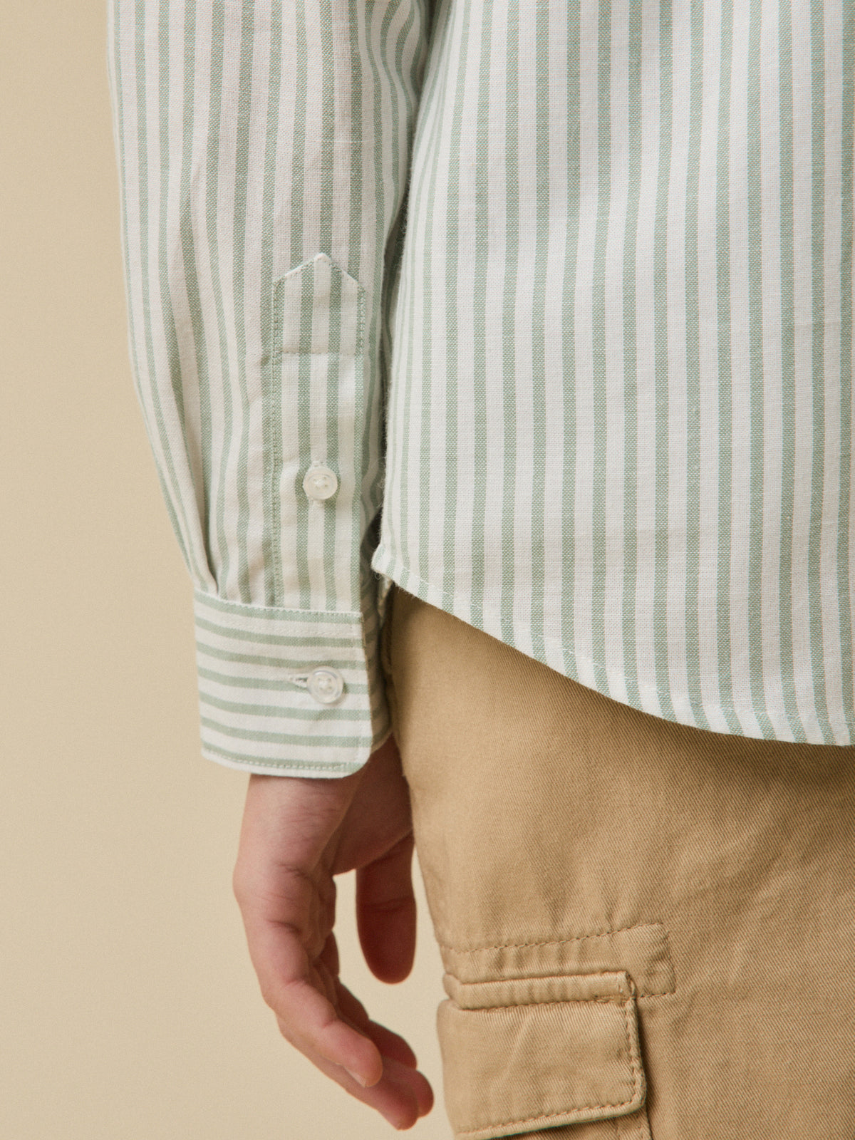 Chemise rayée oxford Garçon