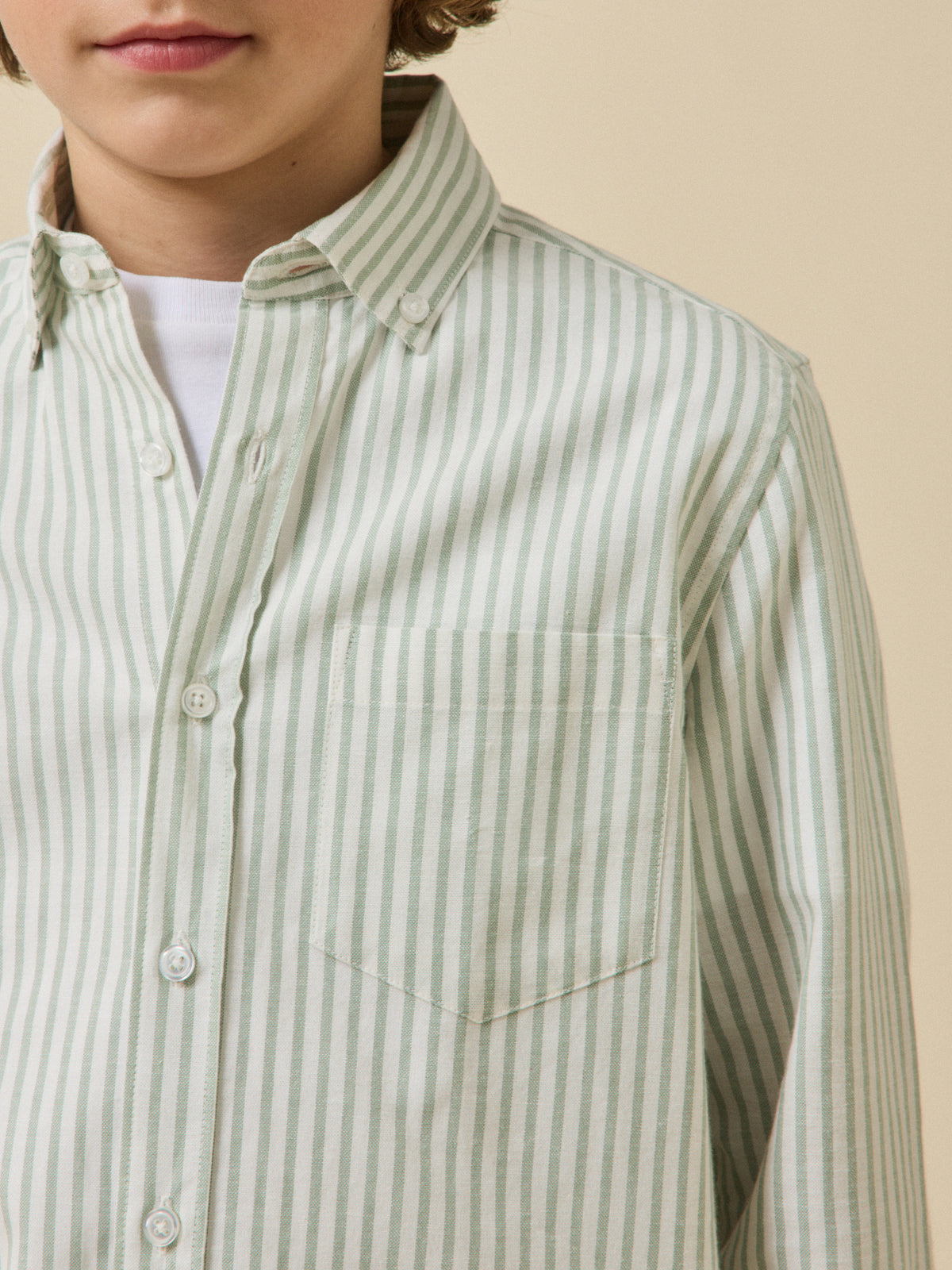 Chemise rayée oxford Garçon