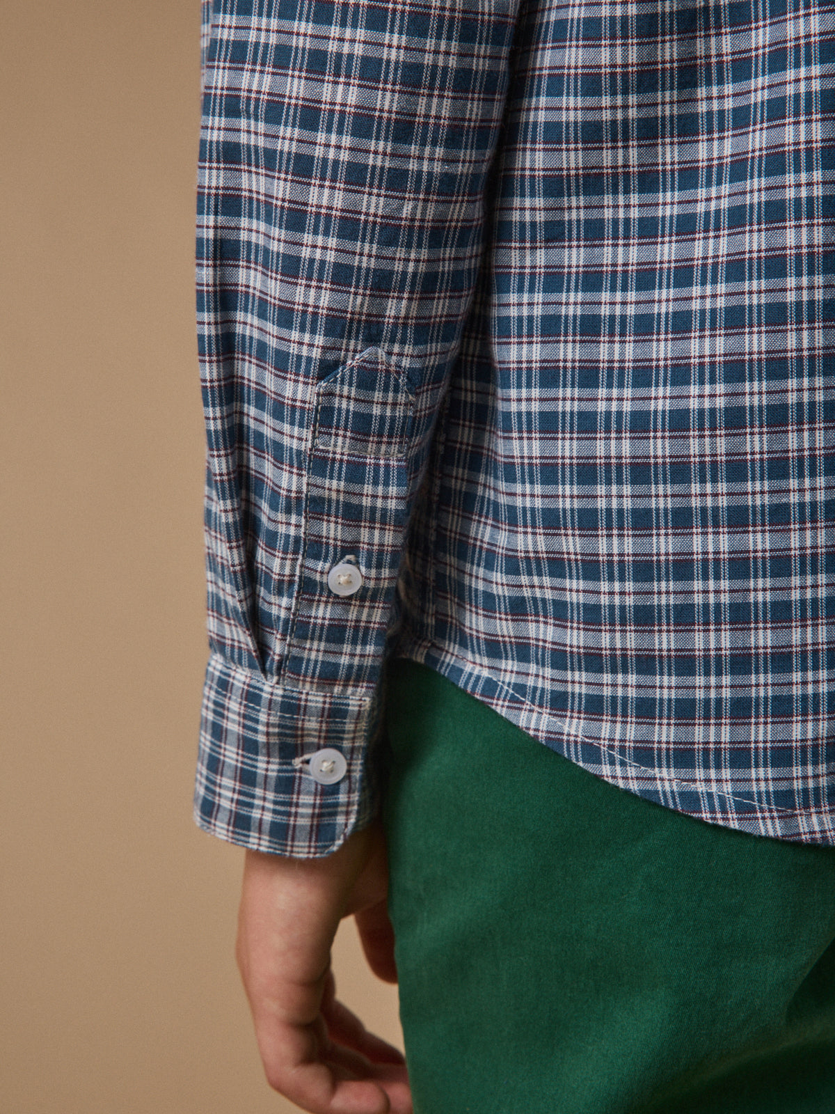 Chemise à carreaux Garçon