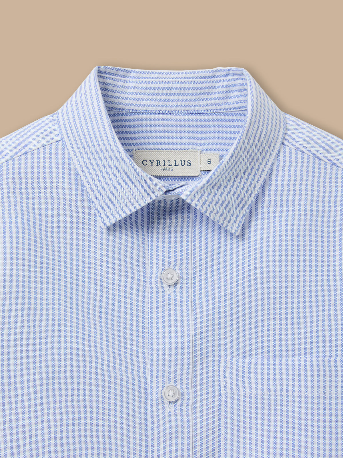 Chemise Oxford rayée Garçon