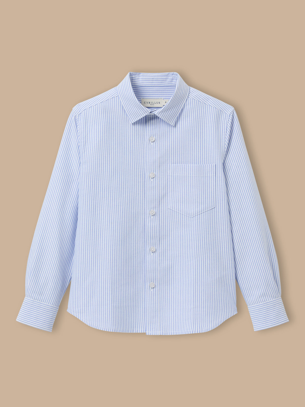 Chemise Oxford rayée Garçon
