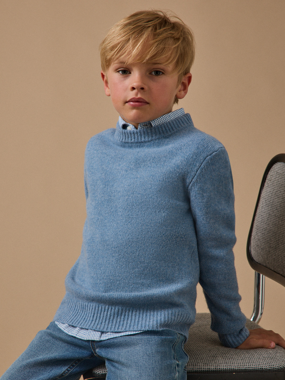 Pull Garçon en laine merinos
