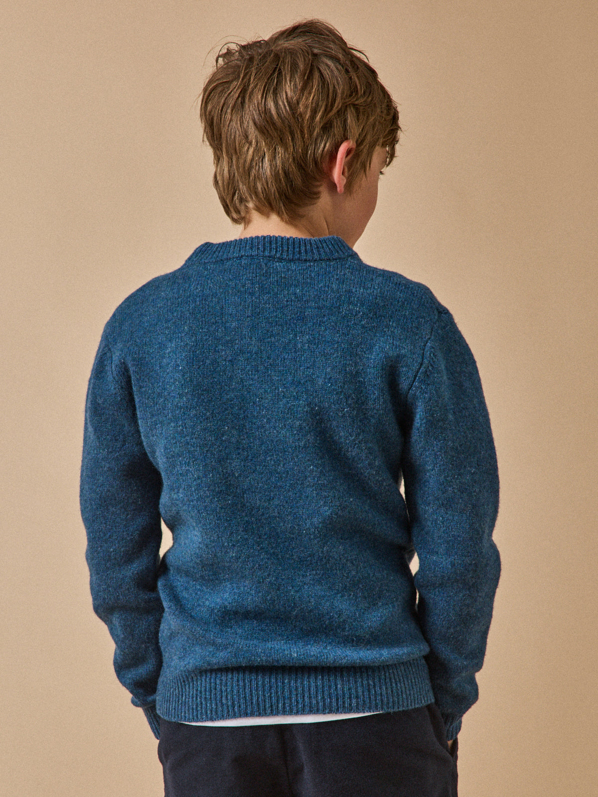Pull Garçon en laine merinos