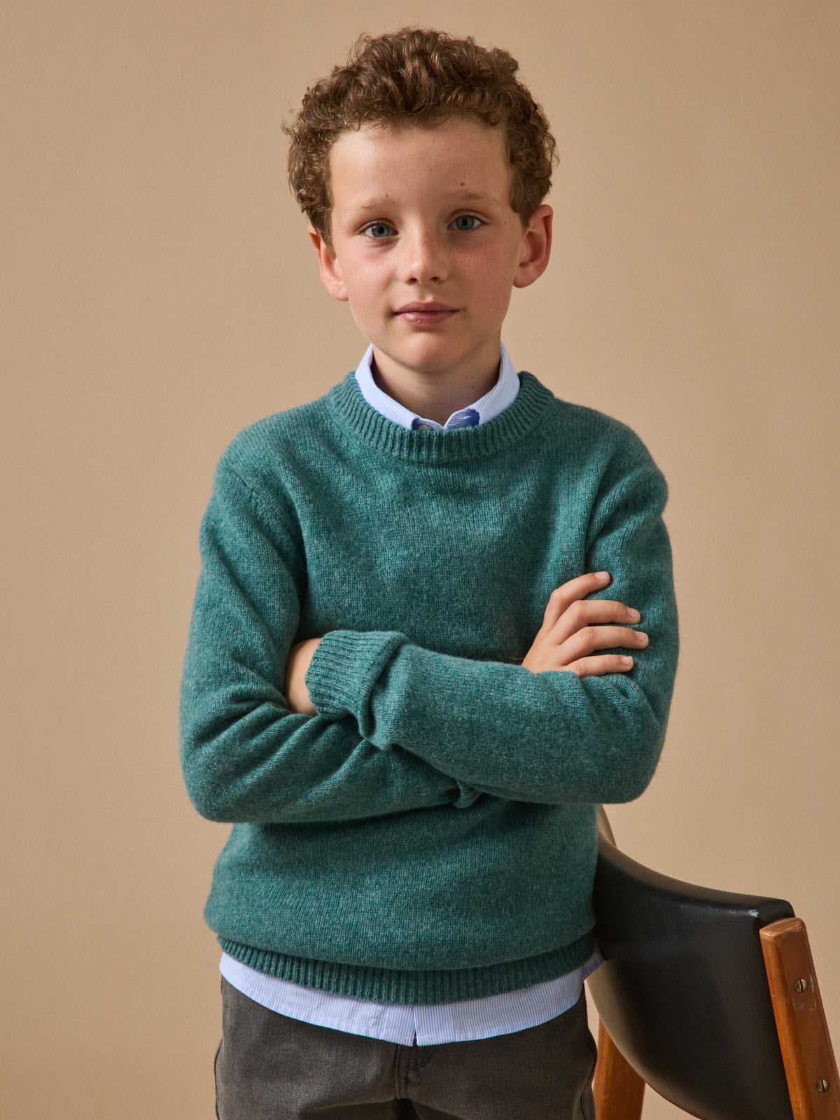 Pull Garçon en laine merinos