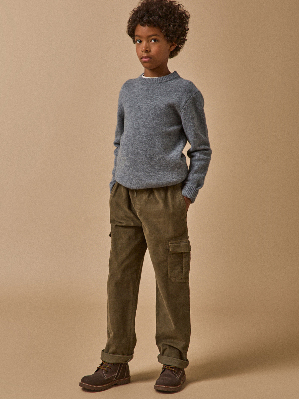 Pull Garçon en laine merinos