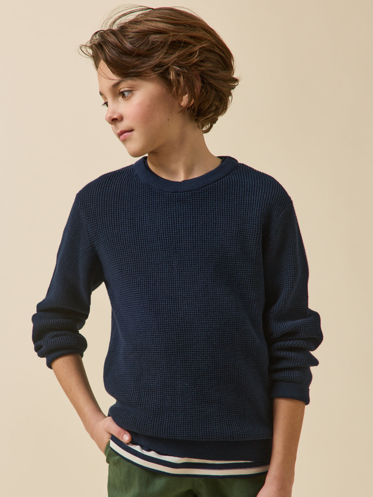 Pull point fantaisie Garçon