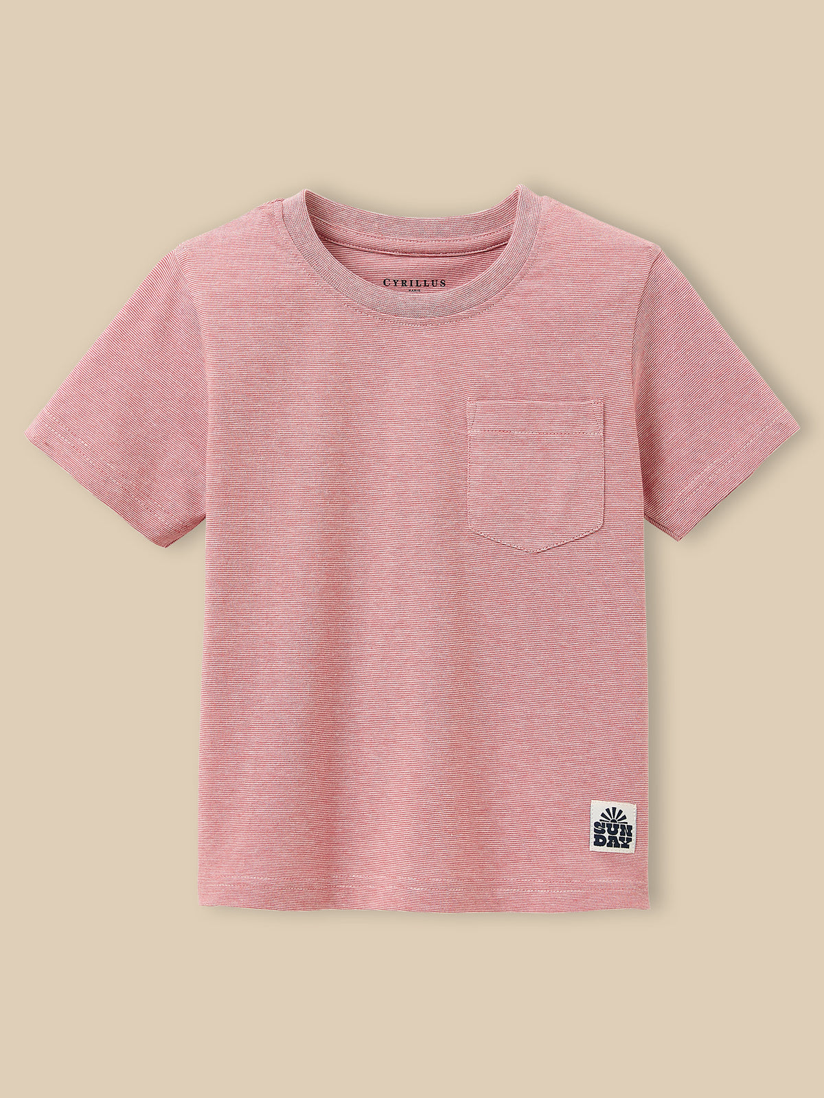 T-shirt rayé garçon - Coton biologique