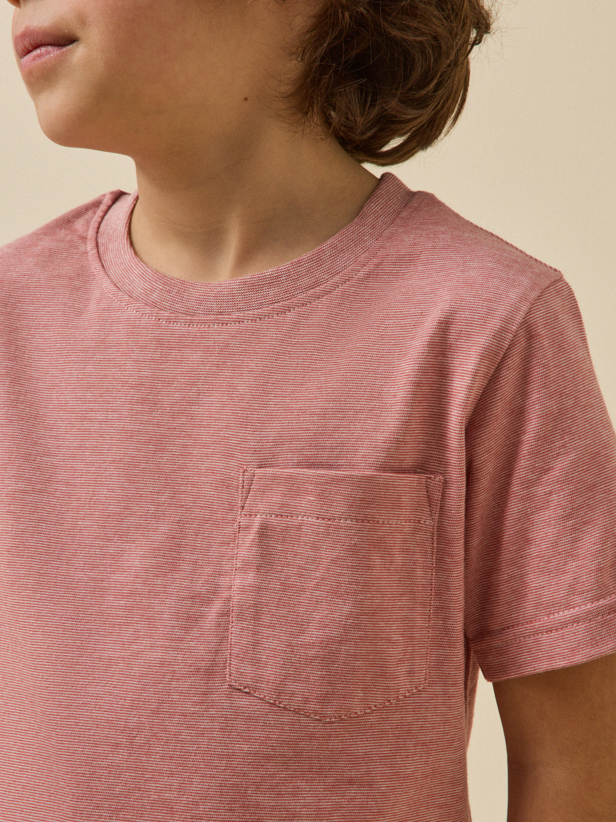 T-shirt rayé garçon - Coton biologique