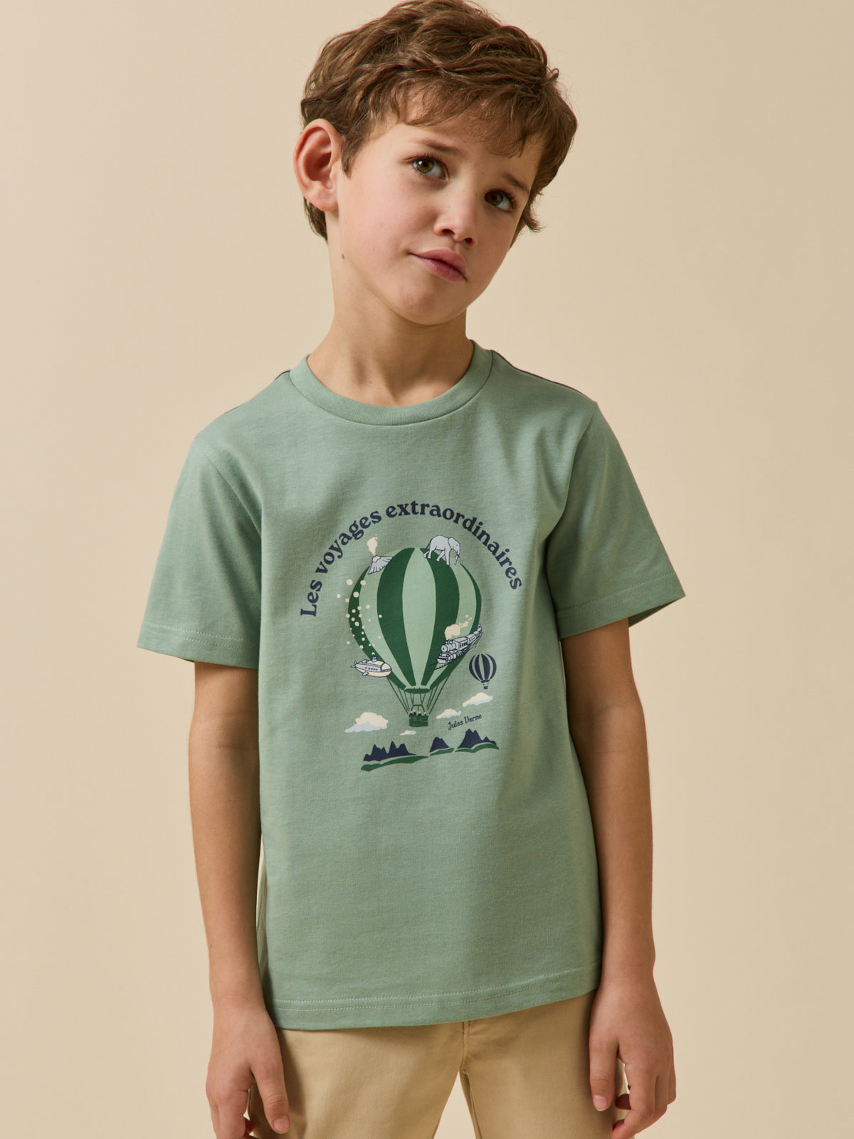 T-shirt Enfant Collection Jules Verne - Coton biologique