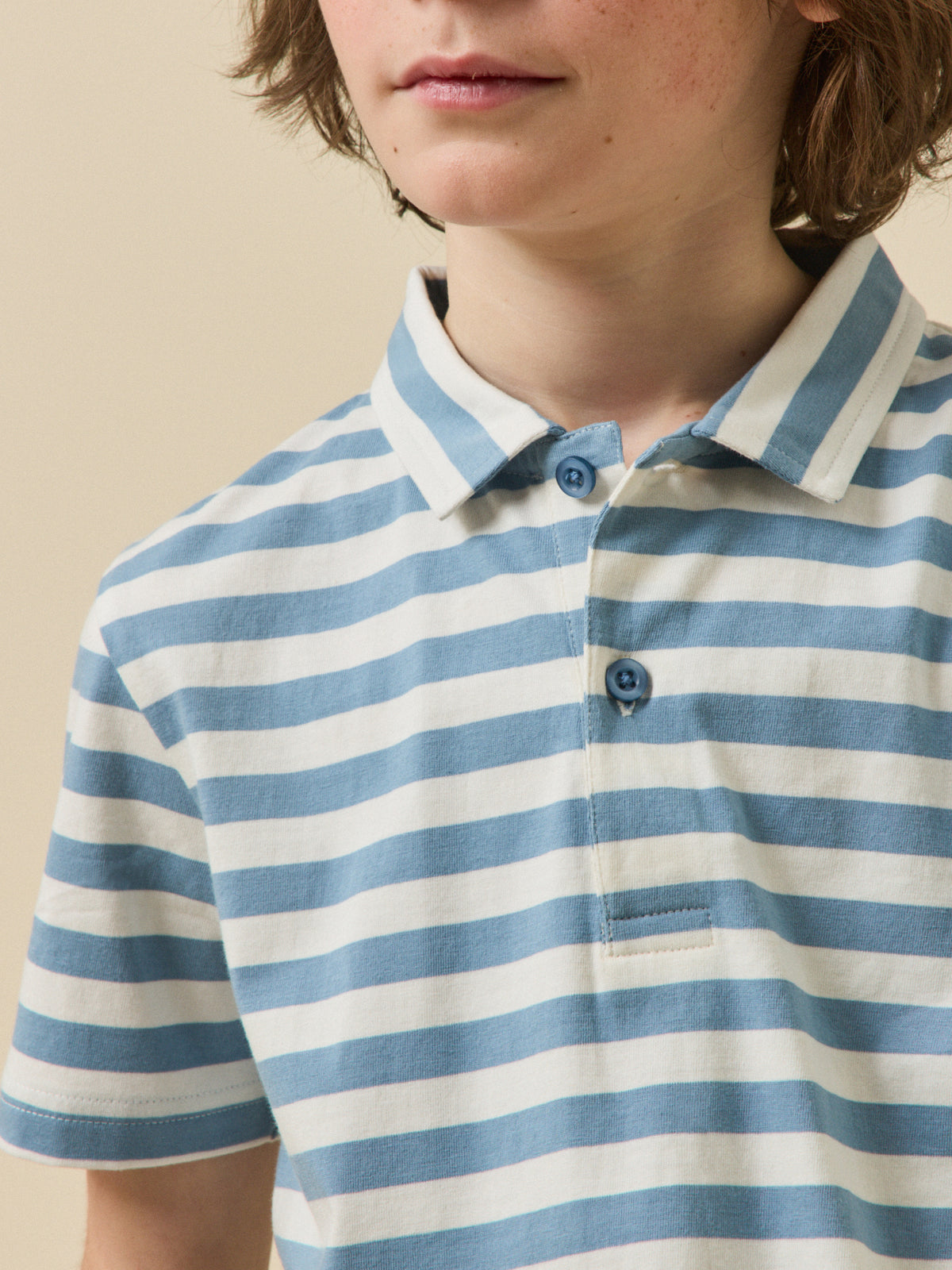 Polo rayé Garçon - Coton biologique
