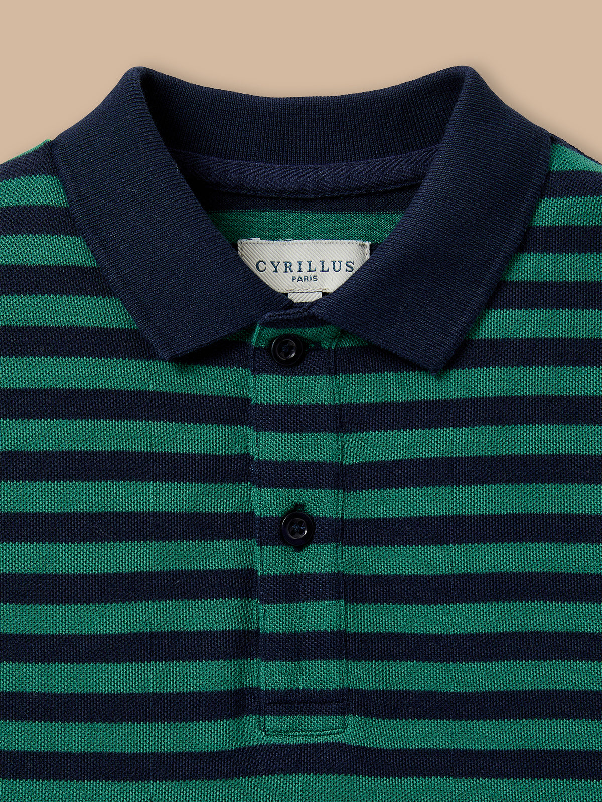Polo rayé maille piquée Garçon