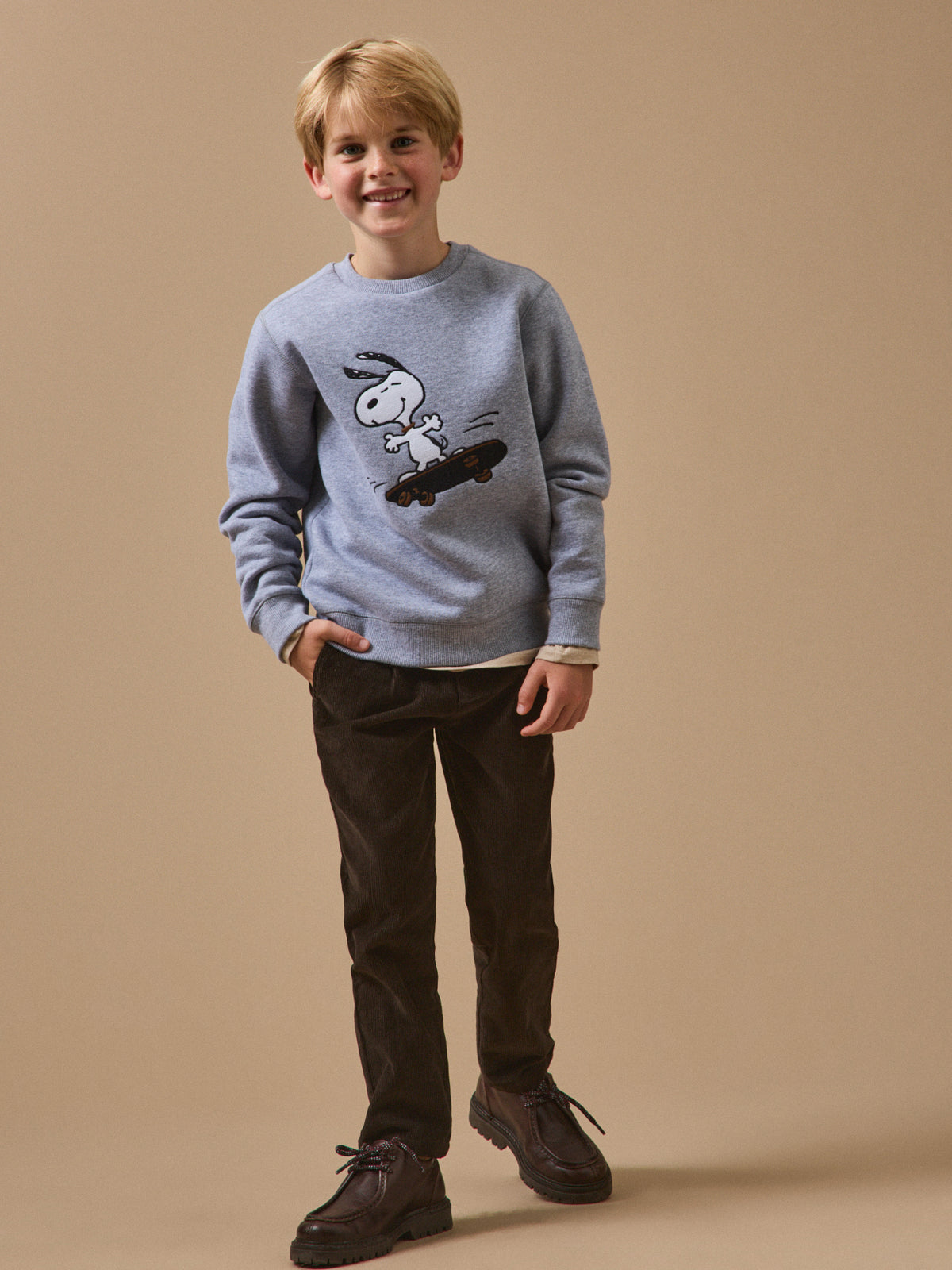 Sweat Enfant Cyrillus x PEANUTS(TM) Collection Snoopy