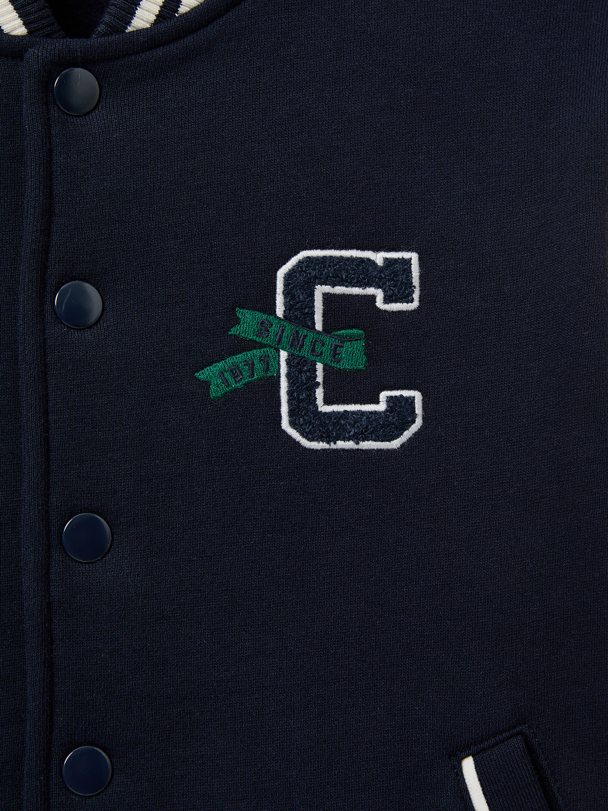 Blouson teddy brodé Garçon