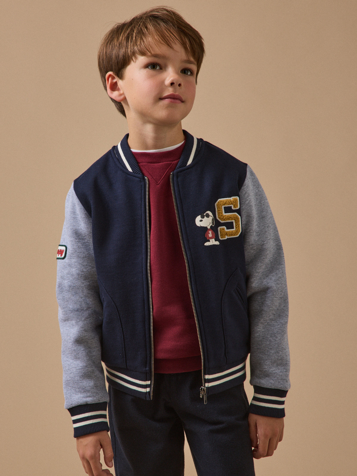 Sweat Teddy Enfant Cyrillus X PEANUTS™- Collection Snoopy