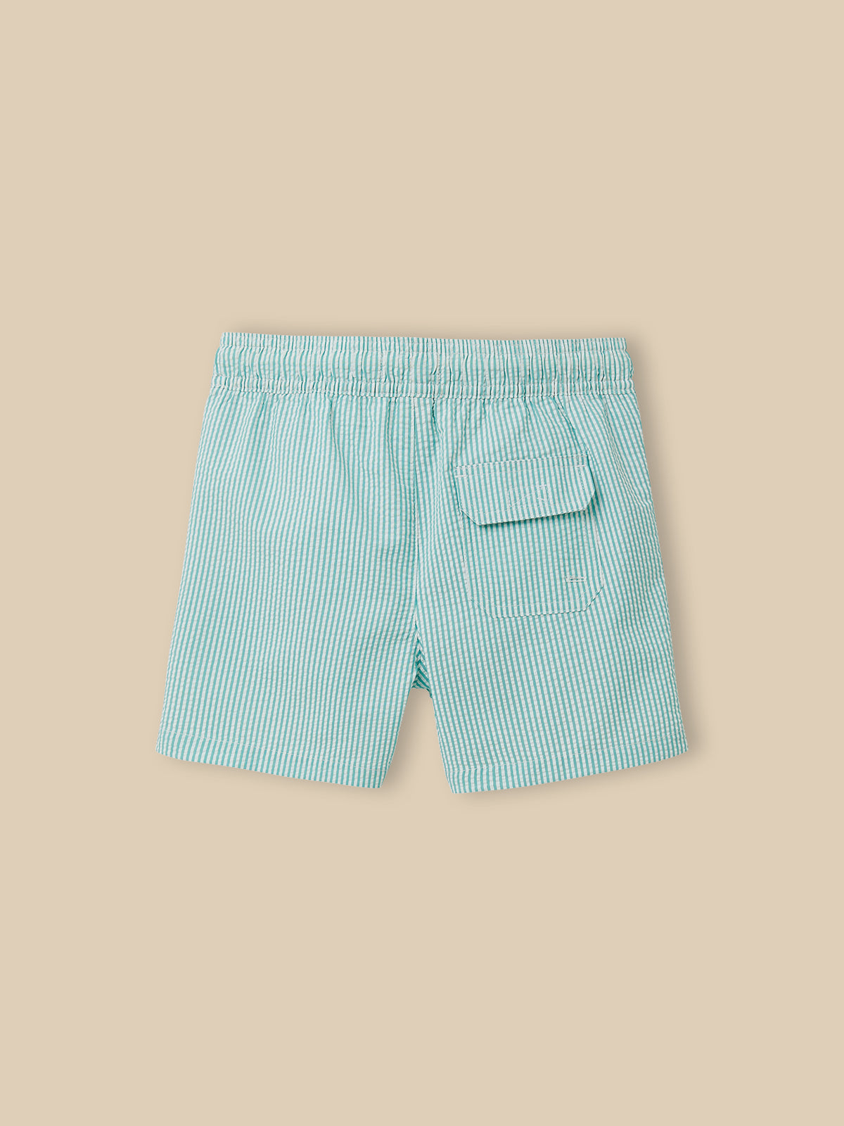 Short de bain en seersucker Garçon