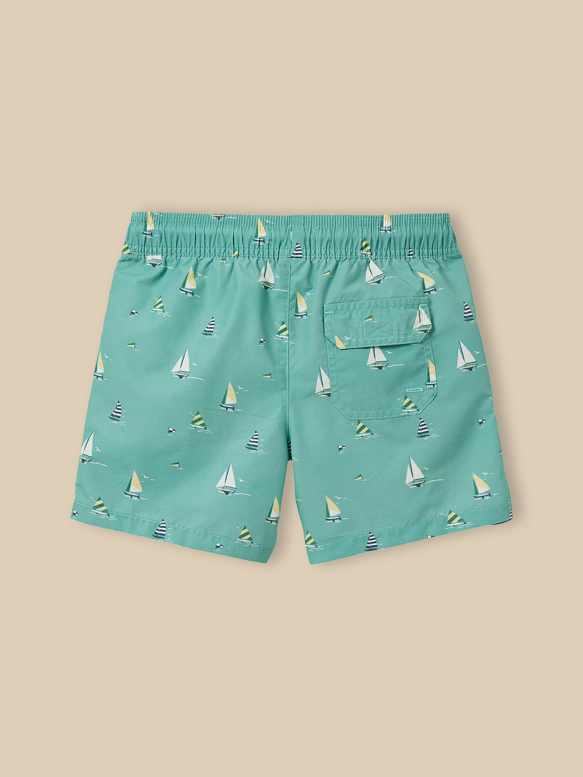 Short de bain "voiliers" Garçon