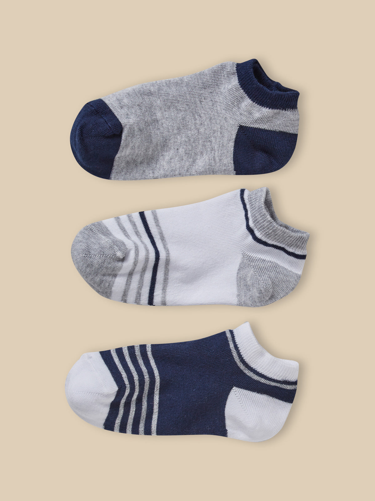Socquettes sport par lot de 3 garçon