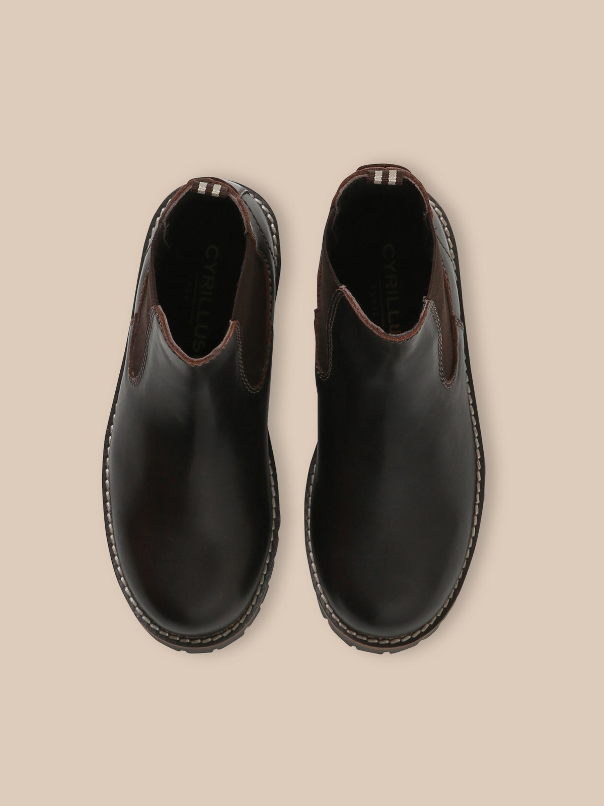Boots chelsea en cuir garçon