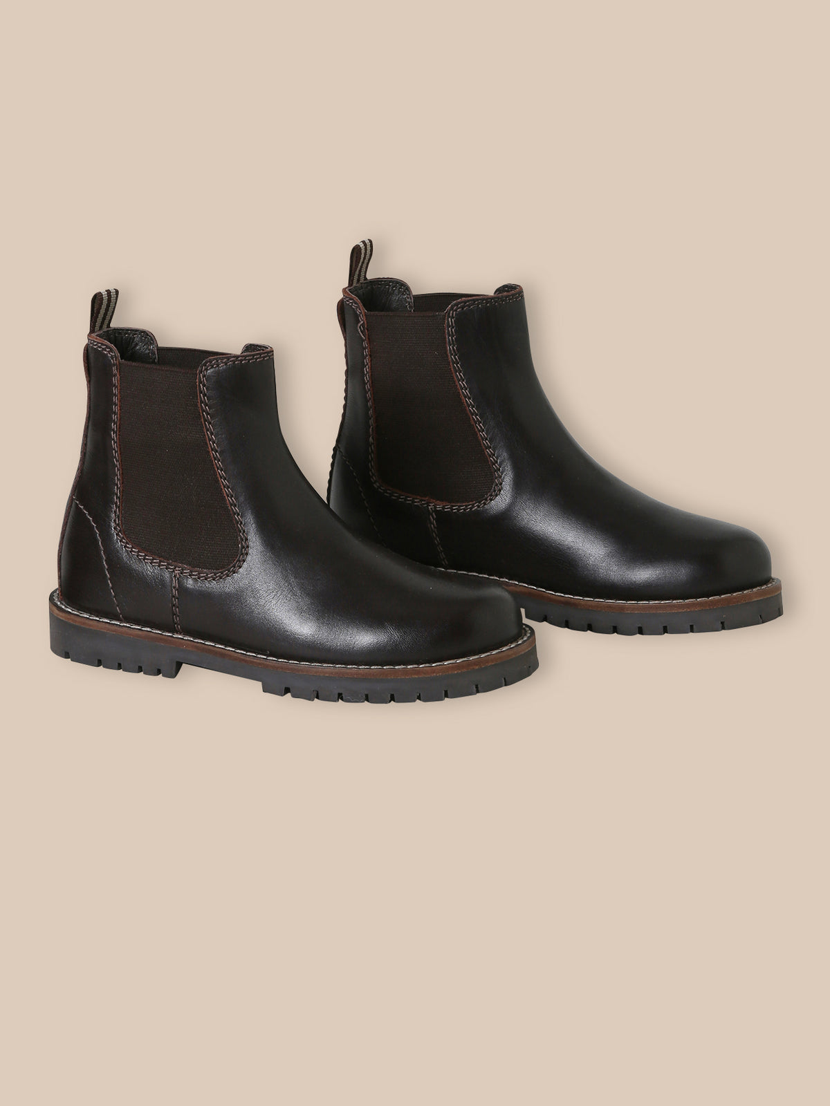 Boots chelsea en cuir garçon