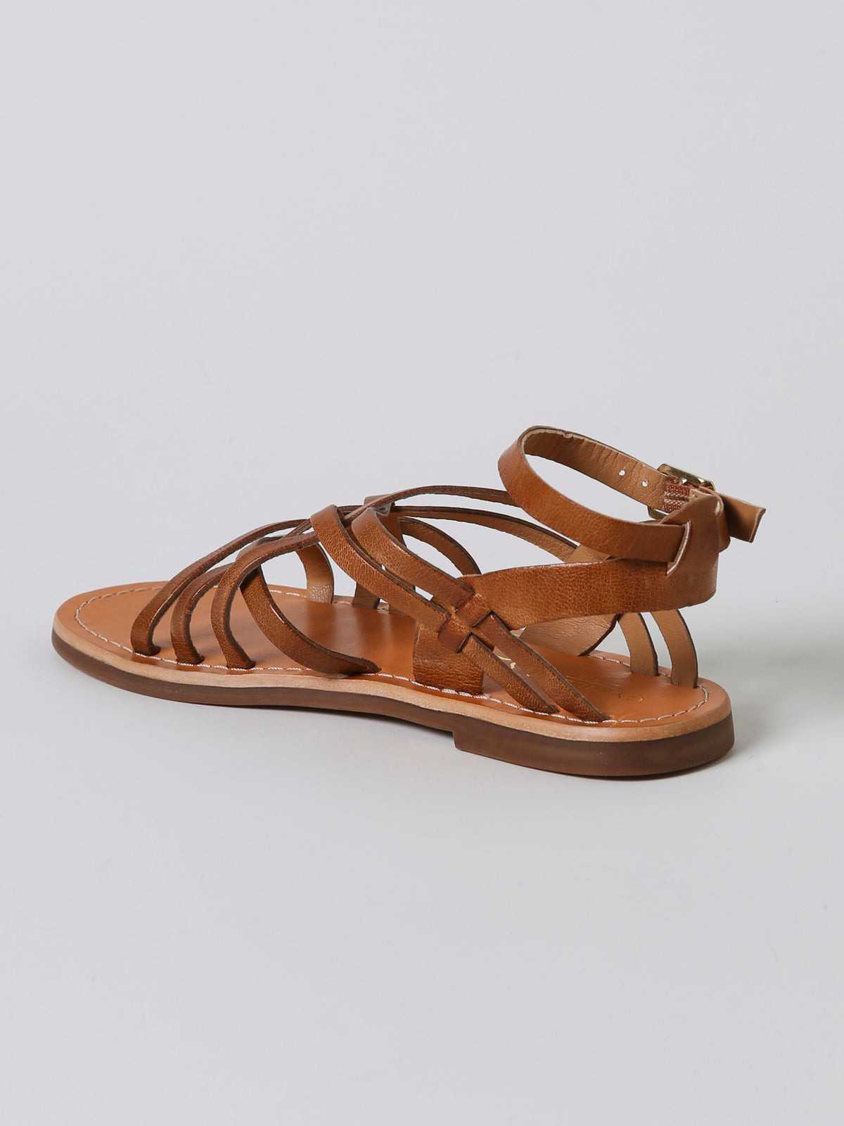 Sandales multi-brides Fille en cuir